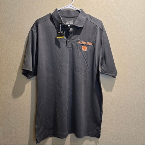 Auburn Tigers Mens Polo Under Armour War Eagle Loose Fit Basketball Sz L NWT - Picture 1 of 4